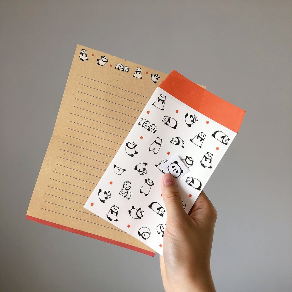 Image of Panda Stationery Set