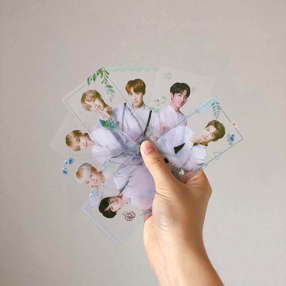 Image of BTS photocard (unofficial)