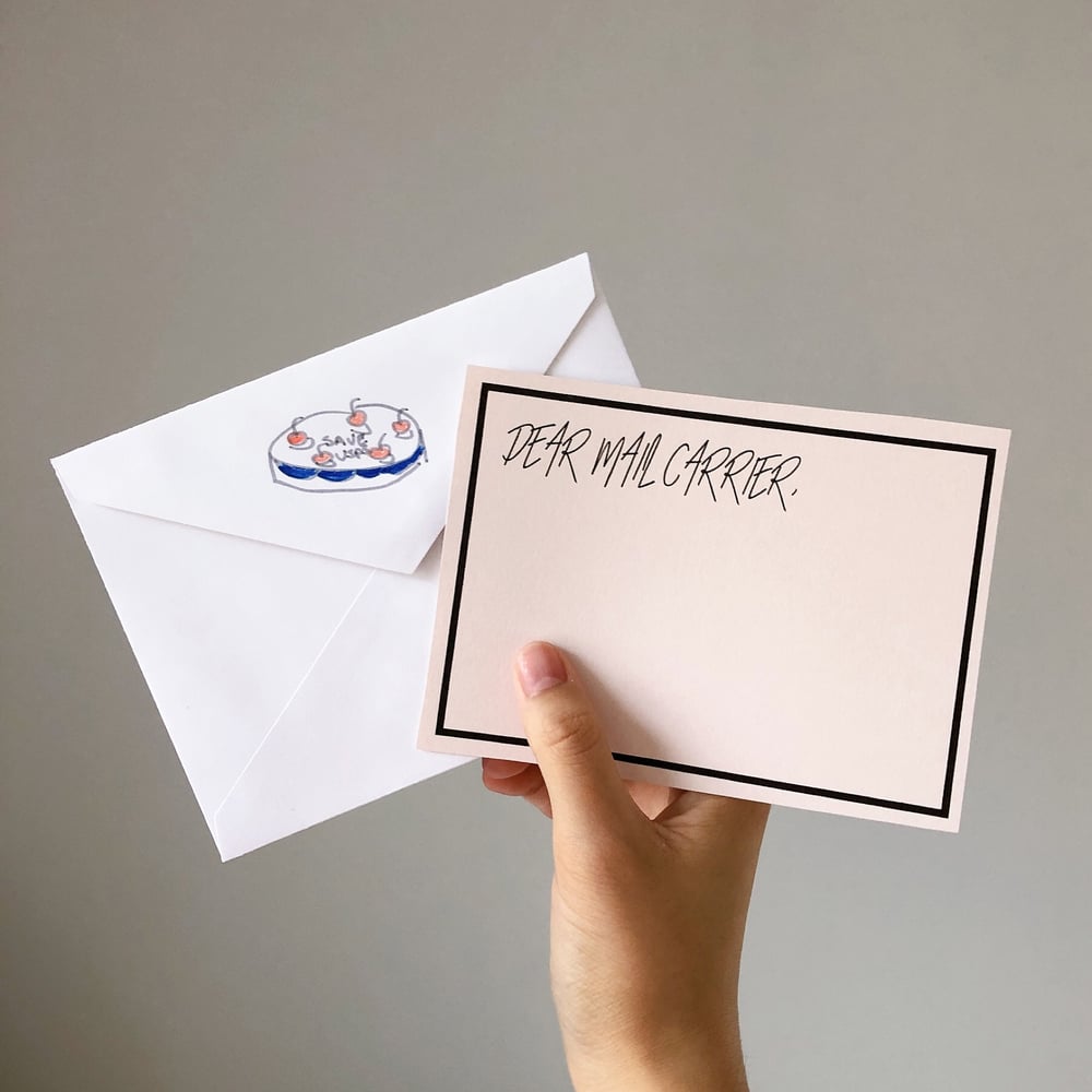Image of Dear Mail Carrier Letter (blank)