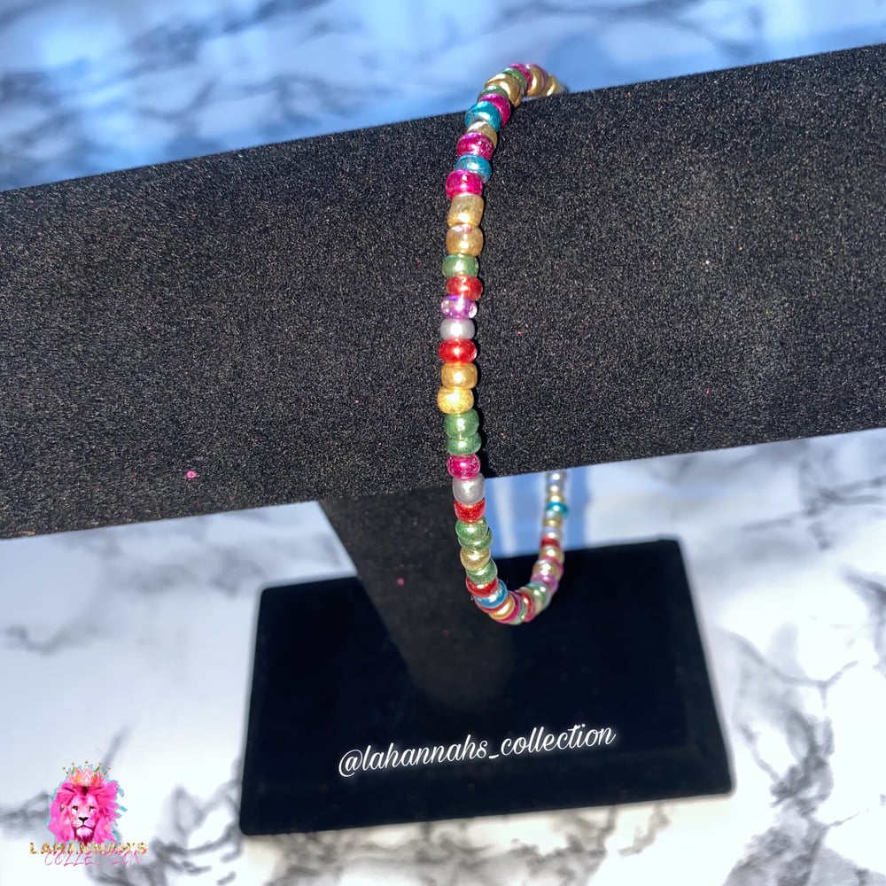 Image of Rainbow Anklet (Reg. Or Name)