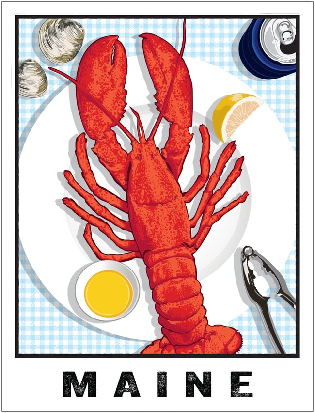 Maine Lobster Dinner | Cochran Art