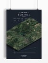 Box Hill KOM series print A4 or A3 - By Graphics Monkey