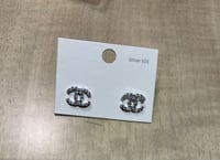 Image 3 of CC Crystal Studs earrings 