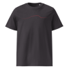 Monte Rosa T-shirt in Cotone Organico Unisex Antracite / red PULSE