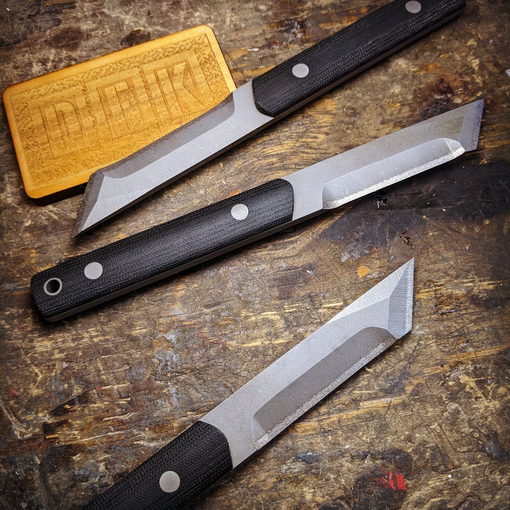 Image of S7 Steel Prybar Knife - Micarta