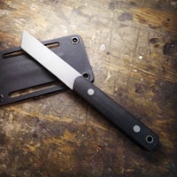Image 3 of S7 Steel Prybar Knife - Micarta
