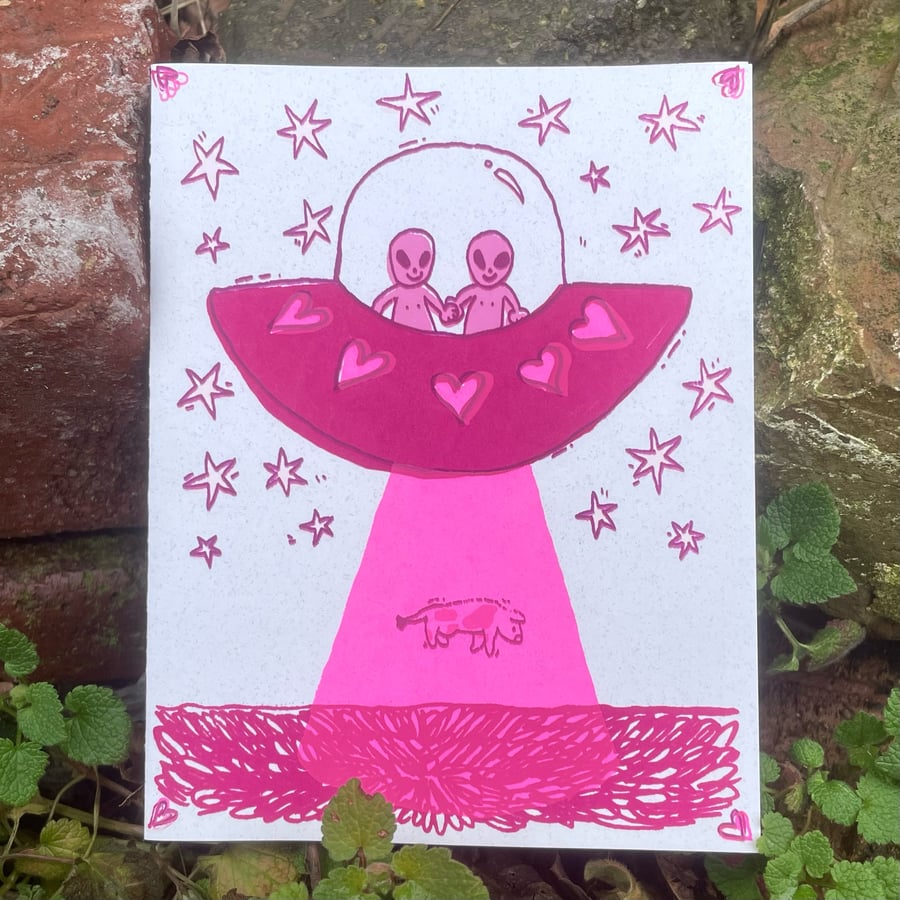 Aliens card | No Free Snacks