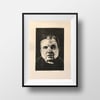 Francis Bacon. Original lino cut print. A4 acid free paper. Artists Proof.