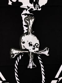 Revenge / Limited Amounts / Genocide Cross Shaped Patch / 10 Inch x 7.5 Inch