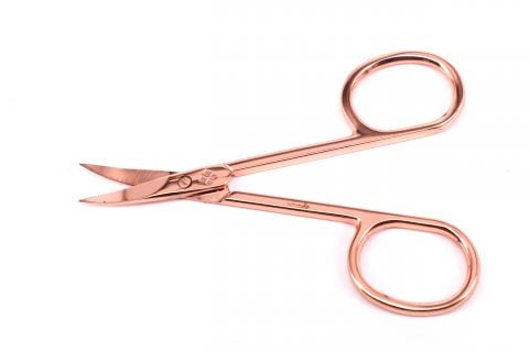 Beauty Scissors - Stainless Steel - Rose Gold - Lotus Lashes