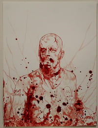 GG Allin blood painting (original)