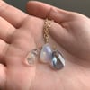 swarovski crystal drop necklace