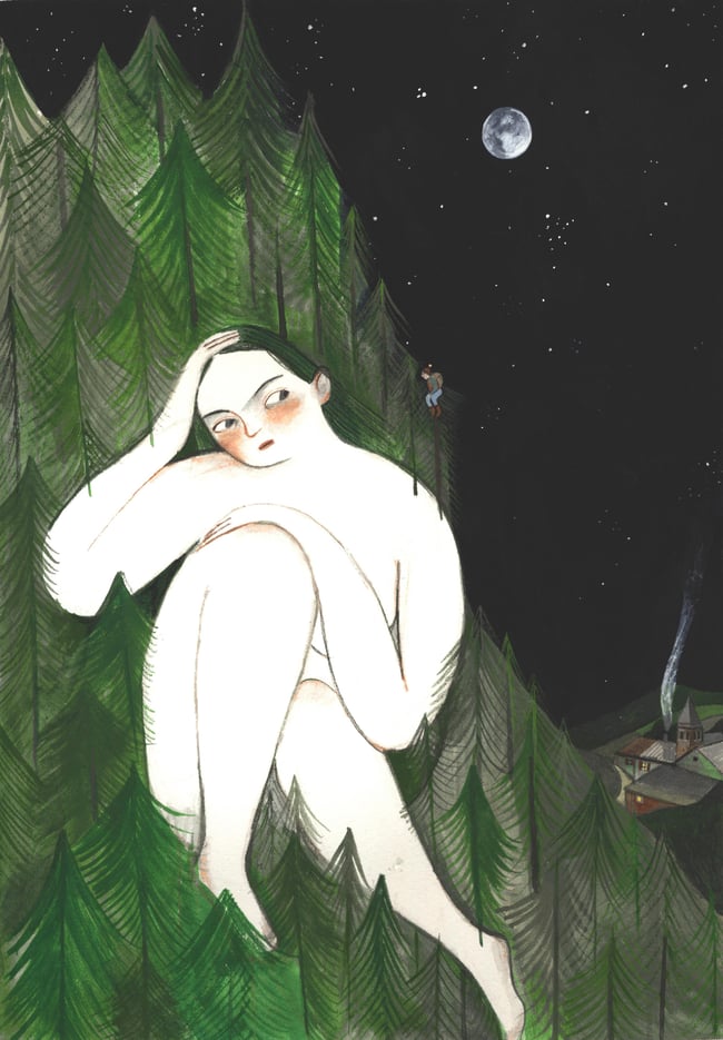 Holda - Giclee print