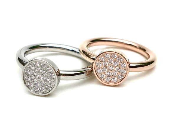 Image of Steckring LOOP Zirkonia