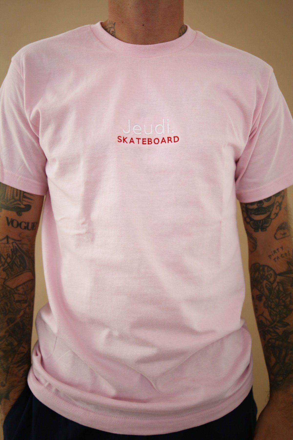 Image of HEAVY CLASSIC TEE V2 PINK