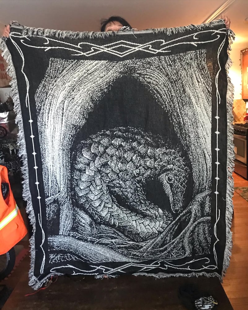 Image of Pangolin Throw Blanket