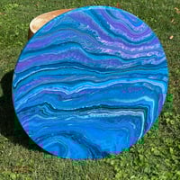Image 1 of “Calm Swells” Fluid Painting