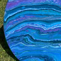 Image 4 of “Calm Swells” Fluid Painting