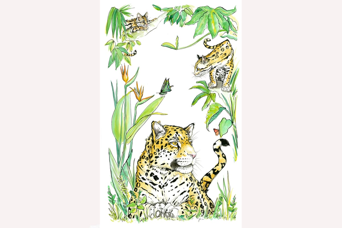 Jungle Print #1 – Ru & Friends