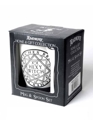 Image of ALCHEMY GOTHIC Hexy Witch: Mug and Spoon Set