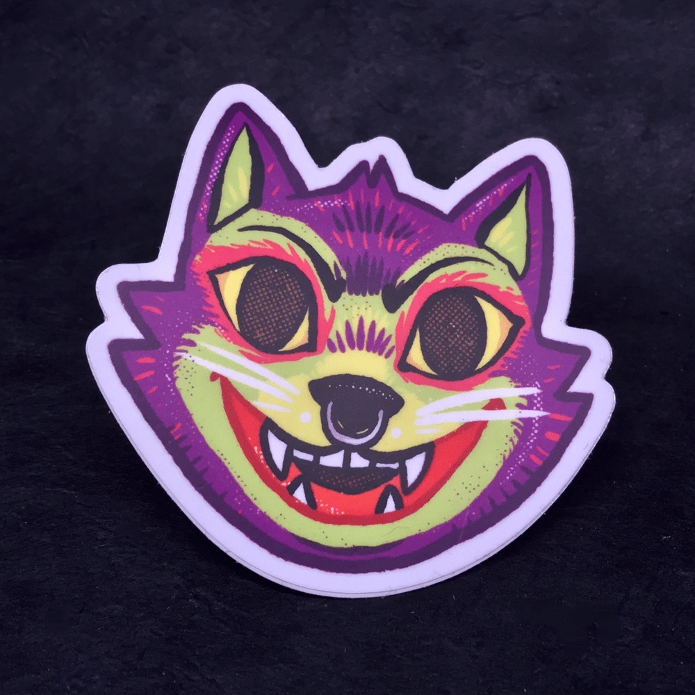 Loud Lykoi Sticker