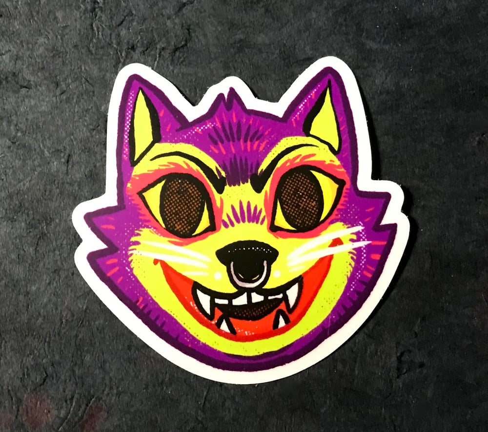 Loud Lykoi Sticker