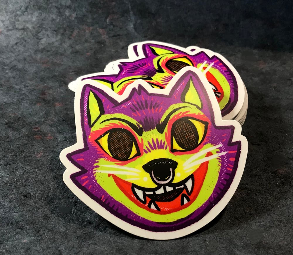 Loud Lykoi Sticker