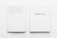 Image 2 of JEREMY SIGLER: GOODBYE LETTER