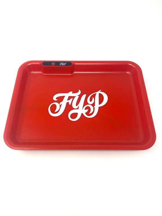 Image of Red FYP Glow Tray Rolling Tray