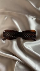 Image 2 of Chanel Brown Quilted Sunglasses 