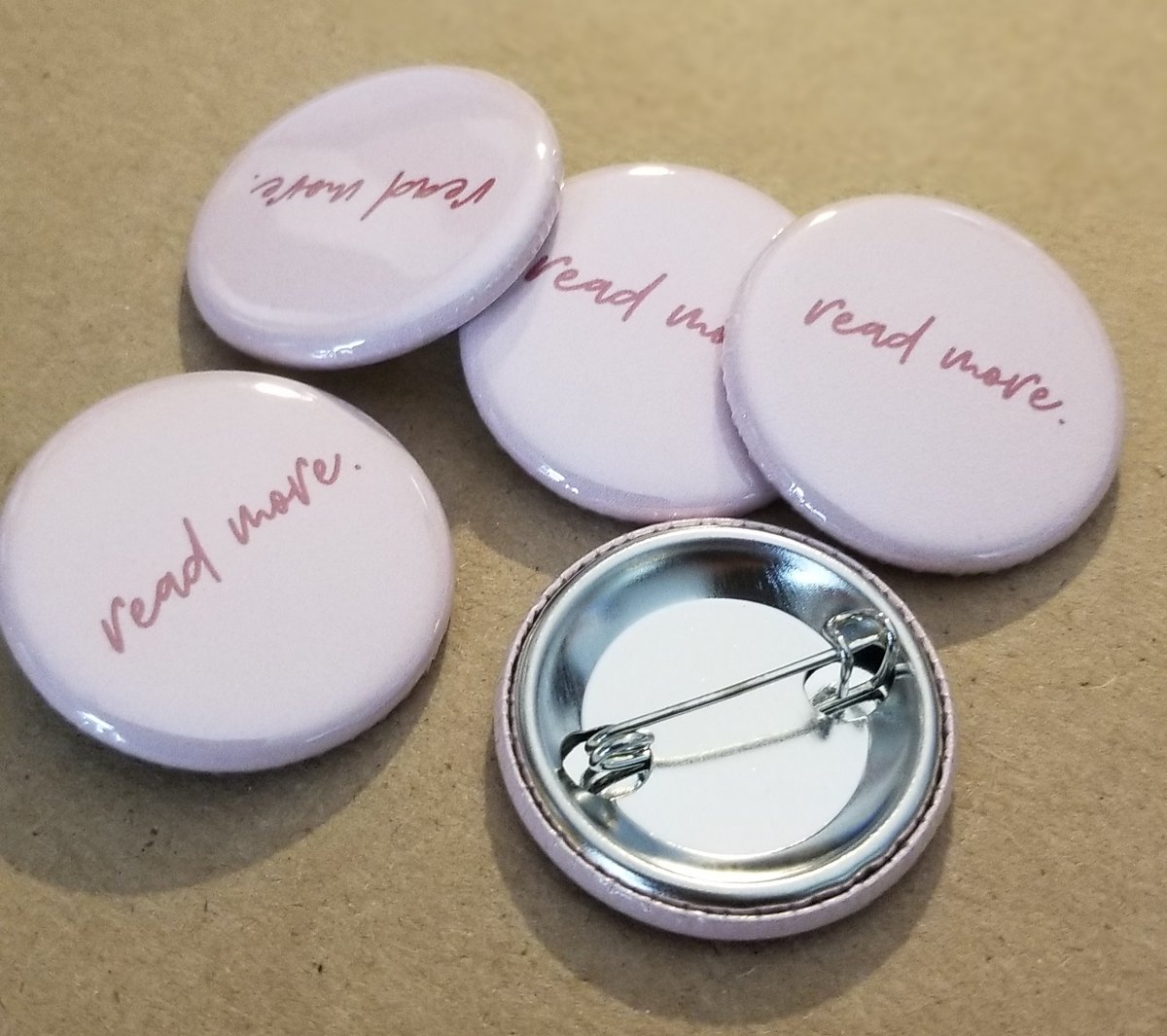 Image of 'Read More' Booklover Pin