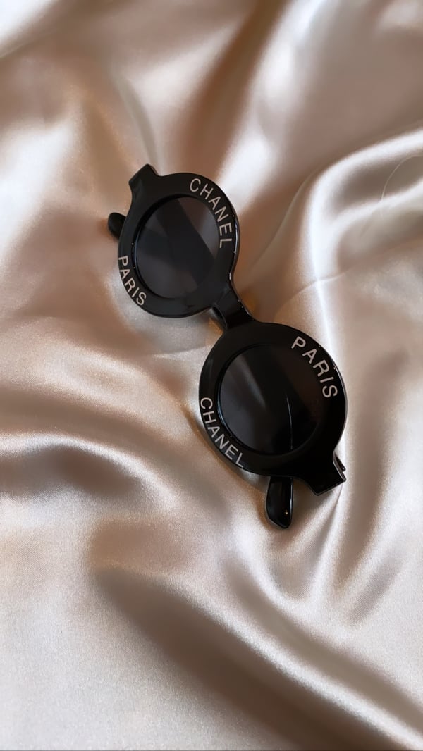Image of Chanel Round Iconic 1993 sunglasses 