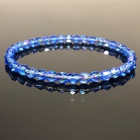 Bracciale in Cristallo Azzurro 