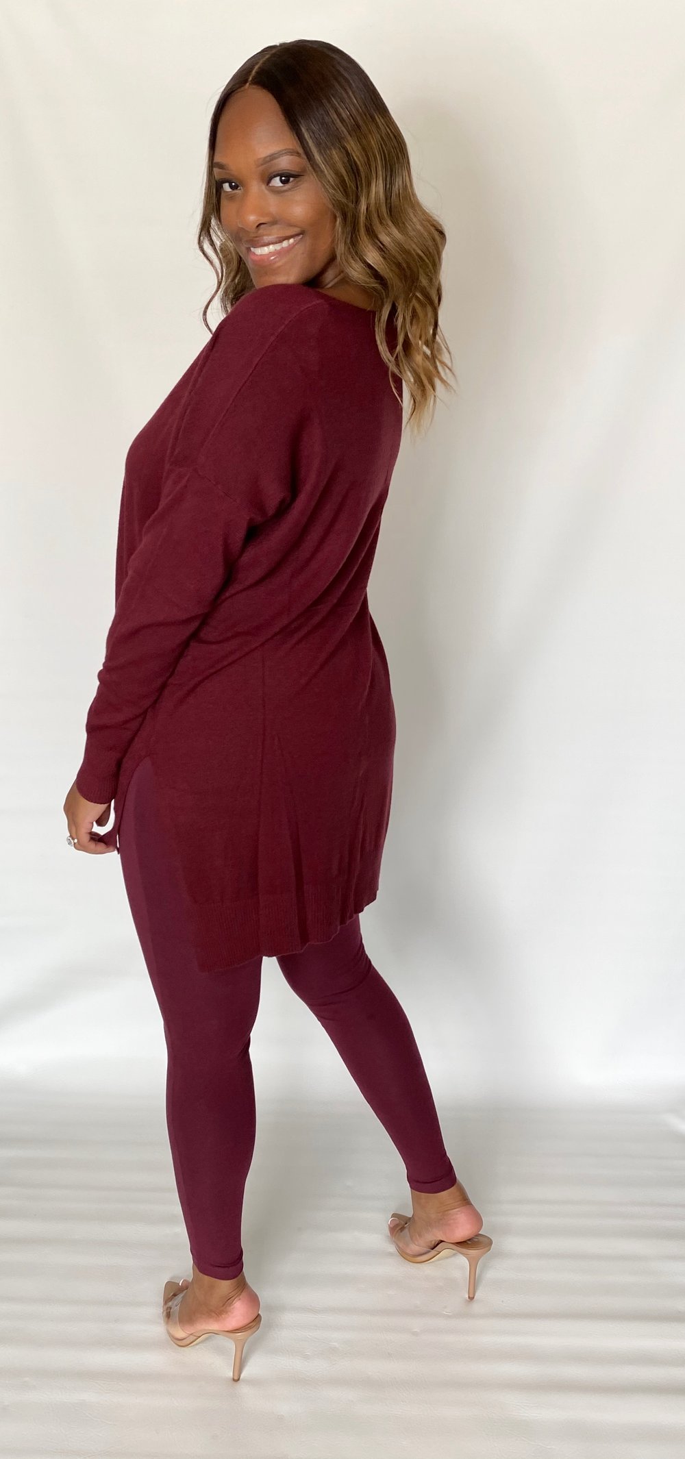 Image of JAZZY | BURGUNDY SET