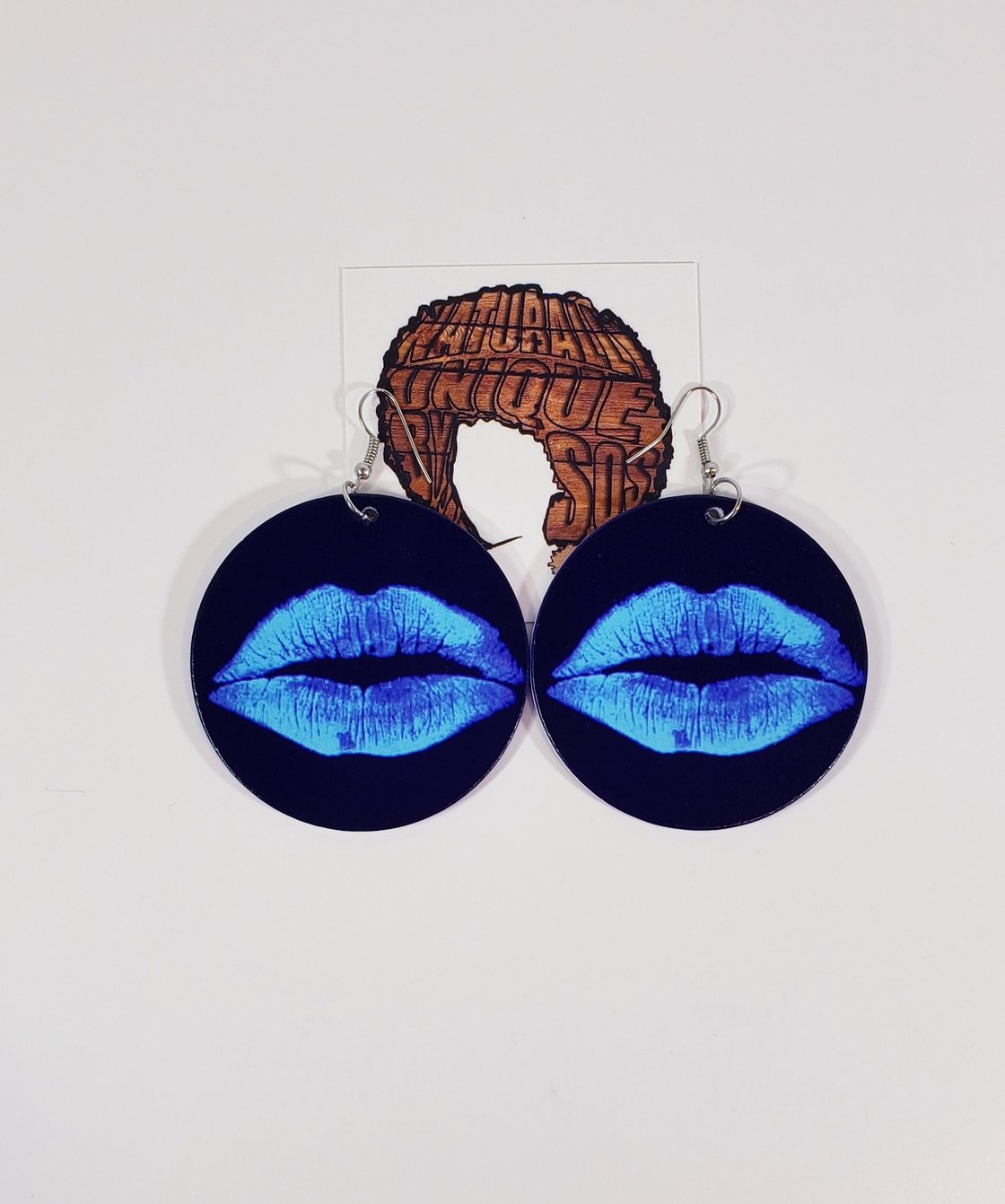 Image of Lip Circle Earrings