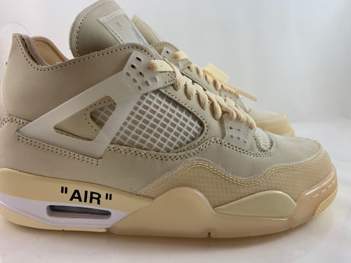 Image of OFF-WHITE x Air Jordan Retro IV SP “Sail” CV9388-100