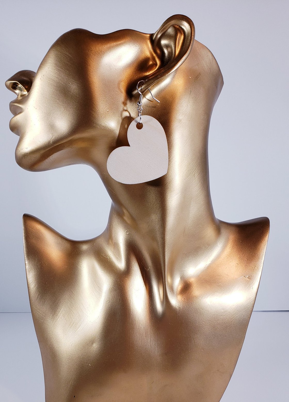 Image of Hanging Heart Earrings