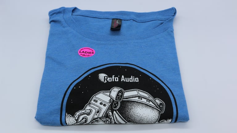 Woman's Moon Man Denim/Blue T Image 2