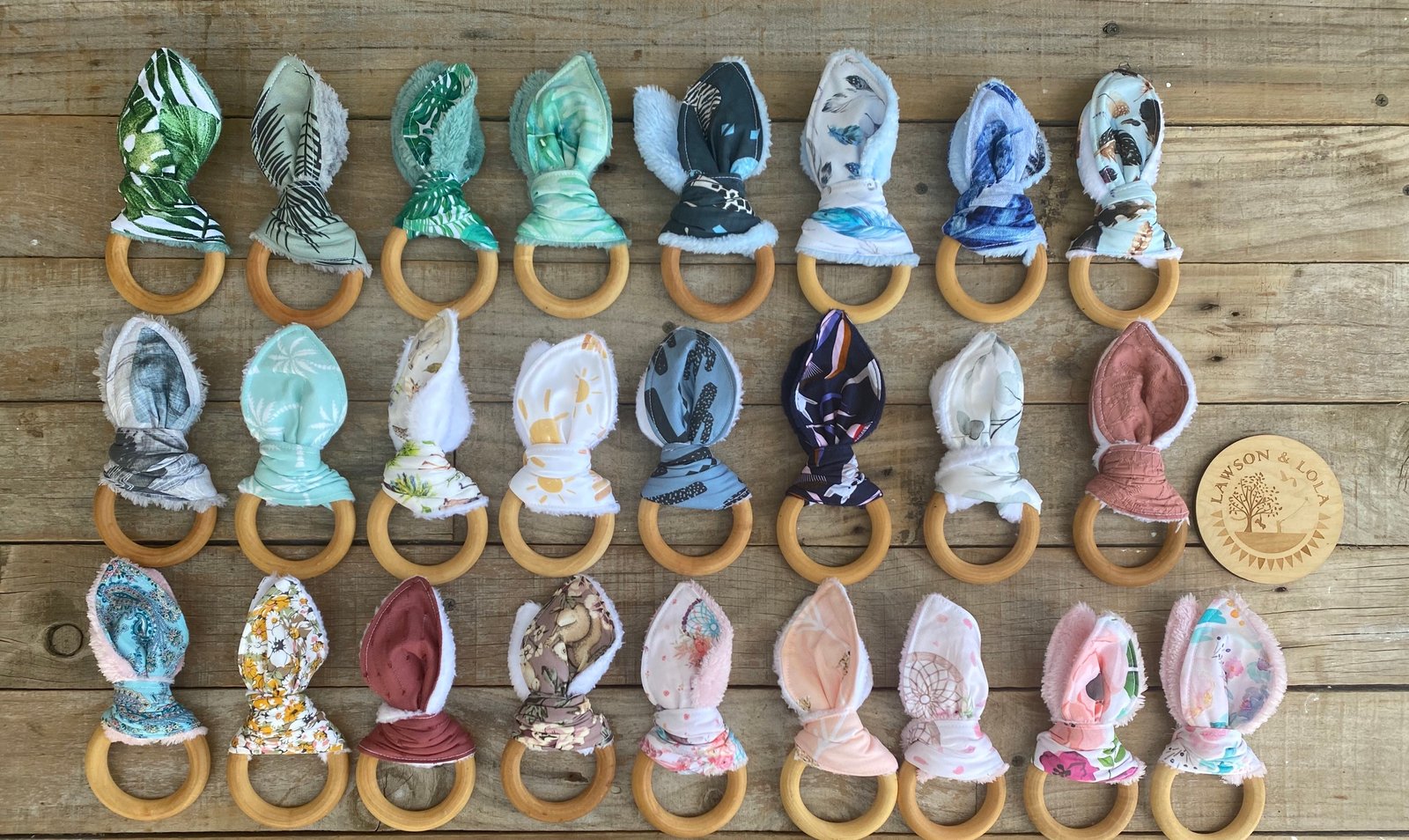 maple wood teething rings