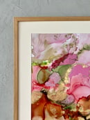 Image 5 of ‘Peony’ ~ Print with gold foil. Medium & Large 