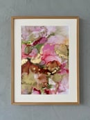 Image 1 of ‘Peony’ ~ Print with gold foil. Medium & Large 