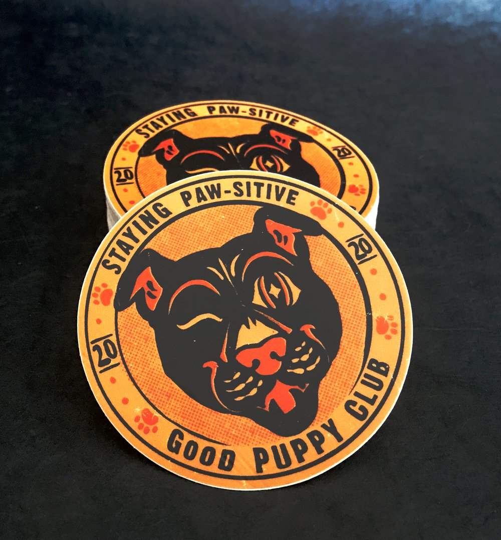 Good Puppy Club Sticker