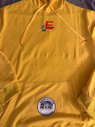 Image of Yellow Expensive Taste Skyzone.Society Hoodie