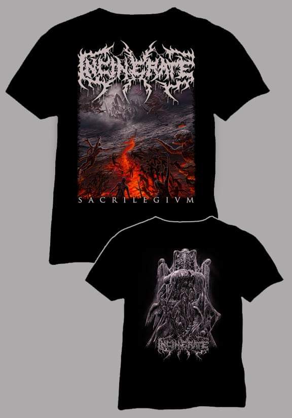 Image of Sacrilegivm Tshirt/ Long sleeve Tshirt and Tshirt/CD combo packs