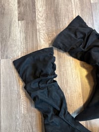 Image 2 of Black slouch boots 