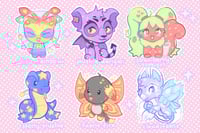 Image 2 of neo paintbrush fusion stickers