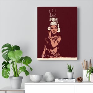 Image of Cambodia Apsara Canvas Gallery Wraps 12"x16"