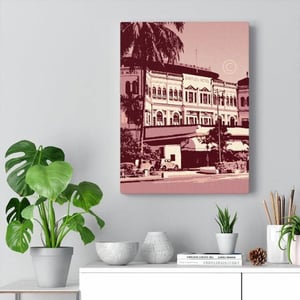 Image of Singapore Raffles Hotel Canvas Gallery Wraps 12"x16"
