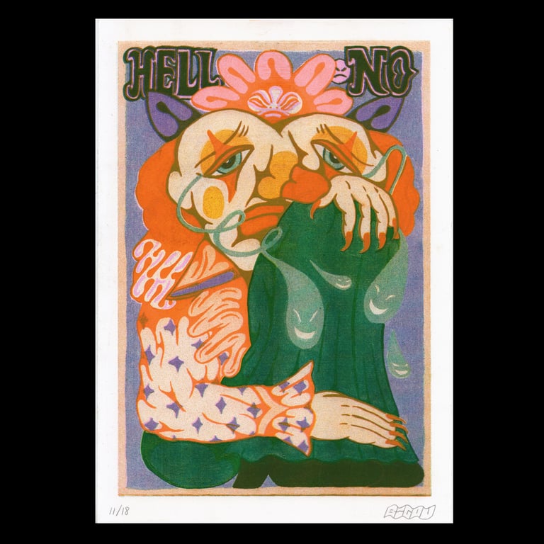 Hell No Print