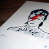 Aladdin Sane | Lino | Classic Cover Print Series